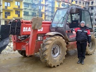  Телескопический погрузчик Manitou MT1740SLT