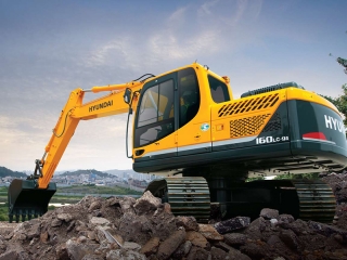  Гусеничный экскаватор Hyundai R160LC-7